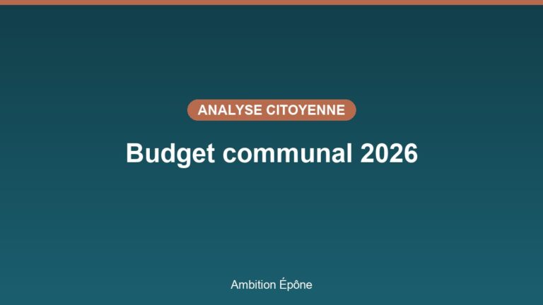 Illustration : budget communal