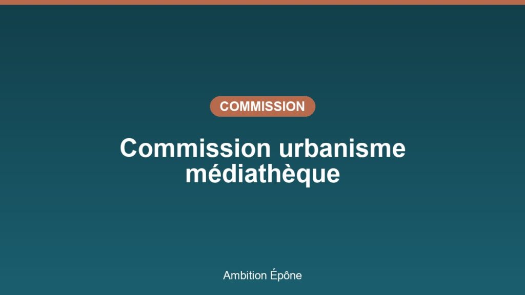 Illustration : commission urbanisme